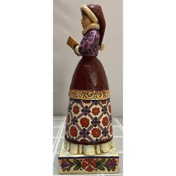 Jim Shore GIRL CAROLER 2006 God Bless You Figurine 4005298 Heartwood Creek - Picture 4 of 10